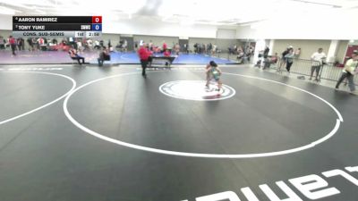 65 lbs Semis - Aaron Ramirez vs Tony Yuke, Swamp Monsters Wrestling Club