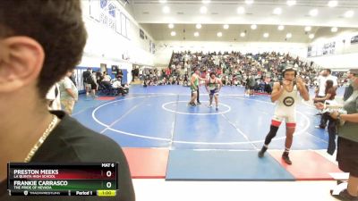 150 lbs Cons. Round 2 - Preston Meeks, La Quinta High School vs Frankie Carrasco, The Pride Of Nevada