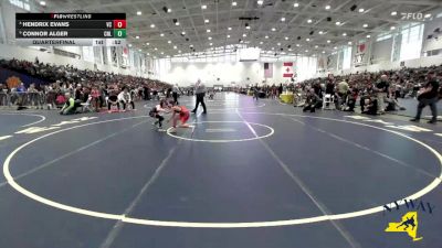 67 lbs Quarterfinal - Connor Alger, Club Not Listed vs Hendrix Evans, VHW Club