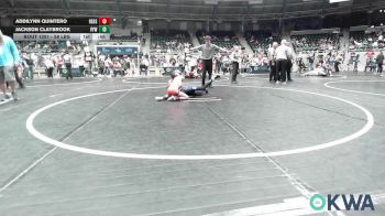 58 lbs Final - Addilynn Quintero, Redskins Wrestling Club vs Jackson Claybrook, Victory Youth Wrestling