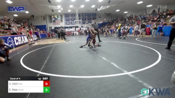 52 lbs Consi Of 4 - Chance Chill, Perry Wrestling Academy vs Easton Rojo, Hennessey Takedown Club