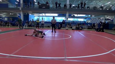 95 lbs Round 1 (6 Team) - TJ Cutler, Bishop Watterson vs Clay Cousino, Oregon Clay