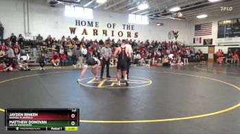 150 lbs Quarterfinal - Hayden Ries, Riceville vs Wyatt Bearman, Nashua-Plainfield