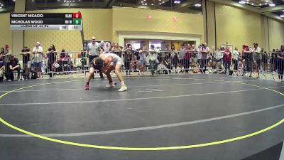 113 lbs Consi Of 32 #2 - Vincent Nicacio, Kamiakin Braves vs Nicholas Wood, No Mercy WC