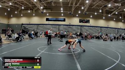 110 lbs Round 1 (8 Team) - Jakob Thomas, BTWC vs Hugh Zimmerman, Brawler Elite