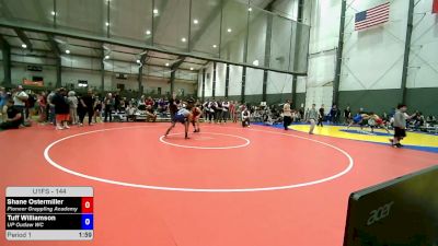 144 lbs Semis - Shane Ostermiller, Pioneer Grappling Academy vs Tuff Williamson, UP Outlaw WC