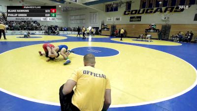 123 lbs Round Of 32 - Blake Hawkins, Eaton (CO) vs Phillip Green, Clovis