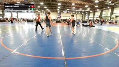 145 lbs Consi Of 32 #2 - Brayden Bringer, GA vs Mason Hu, MD