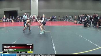 125 lbs Cons. Round 2 - Joseph Keeler, Ottawa University vs Tristan Cako, Guelph Wc