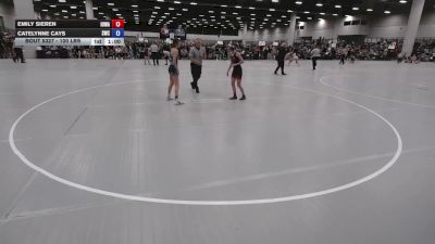 100 lbs Cons. Sub-rd Of 16 - Emily Sieren, Iowa vs Catelynne Cays, Stars Wrestling Club
