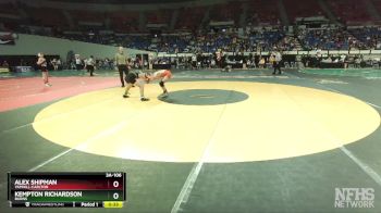 3A-106 lbs Cons. Semi - Alex Shipman, Yamhill-Carlton vs Kempton Richardson, Burns