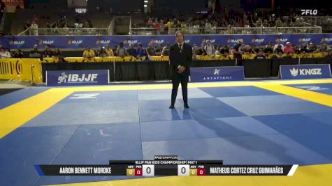 Aaron Bennett Moroke vs Matheus Cortez Cruz Guimarães 2026 Pan Kids Jiu-Jitsu IBJJF Championship