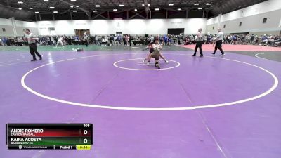 105 lbs Cons. Round 6 - Andie Romero, Canyon Randall vs Kaira Acosta, Garden City HS