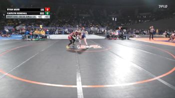 6A/5A Girls 120 Cons. Round 2 - Caitlyn Kendall, Newberg Girls vs Ryan Muir, Lincoln Girls