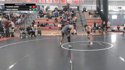 184 lbs Quarterfinal - Cooper Durst, Fairmont State vs Noah Gnibus, Pitt-Johnstown