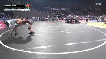 6A Boys 165 lbs Quarterfinal - Damian Elizarraras, Century Boys vs Abraham Reyna, North Salem Boys