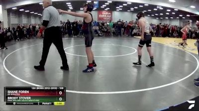 108 lbs Cons. Round 2 - Shane Foren, 84 Athletes vs Brody Stover, King William Youth Wrestling