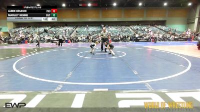 47 lbs Consi Of 8 #1 - Jamie Deleon, Pacific Edge Wrestling vs Marley Senne, Bozeman Wrestling Club