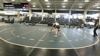 160 lbs Cons. Round 3 - Erin Martin, Tiffin University vs Claire Bennett, Manchester