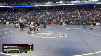 3 lbs Quarterfinal - Aiden Mccafferty, Union Pines vs Adrian Desousa, Dixon