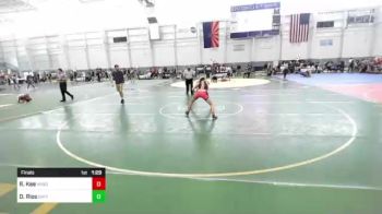 123 lbs Final - Ryan Kee, Window Rock Bison vs Damian Rios, Safford WC