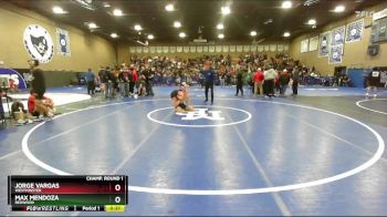 113 lbs Cons. Round 4 - Jorge Vargas, Westminster vs Max Mendoza, Redwood