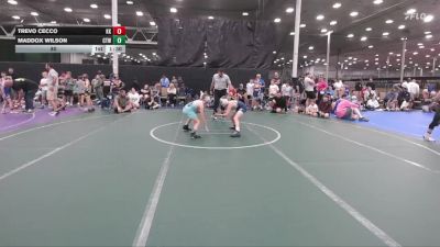 80 lbs Round 4 (6 Team) - Maddox Wilson, CTWHALE vs Trevo Cecco, Keystone Krush