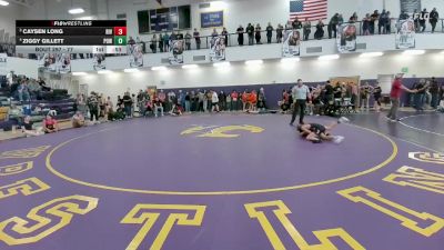 77 lbs 3rd Place Match - Ziggy Gillett, Powell Middle School vs Caysen Long, Riverton Middle School