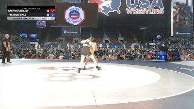 126 lbs Champ. Rd Of 64 - Joshua Garcia, California vs Mason Ekle, Alaska