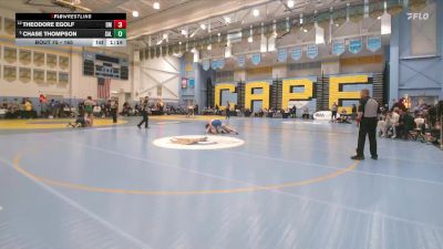 165 lbs Champ. Round 1 - Chase Thompson, Salesianum vs Theodore Egolf, Delmar Junior-Senior H S