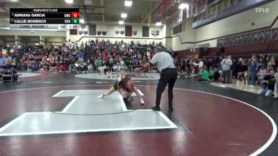 110 lbs Cons. Round 1 - Adriana Garcia, Linn-Mar vs Callie Nosbisch, Vinton-Shellsburg