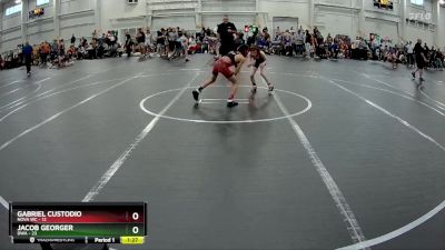 76 lbs Round 7 (10 Team) - Jacob Georger, DWA vs Gabriel Custodio, NOVA WC