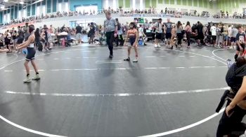 72 lbs Round 8 (10 Team) - Saleh Halum, Team Barracuda vs Cameron Leh, Buxton