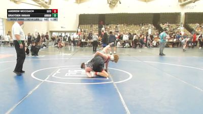 147-H lbs Quarterfinal - Andrew McCoach, Haverford vs Brayden Inman, AMERICAN MMA AND WRESTLING