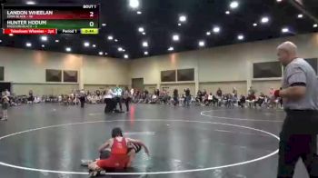 75 lbs Finals (2 Team) - Landon Wheelan, Iowa Black vs Hunter Hodum, Missouri Black