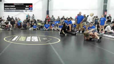 33 lbs Rr Rnd 4 - Stella Eimer, Charlies Angels- W vs Alivia Fowler, MGW Monkey Business - W