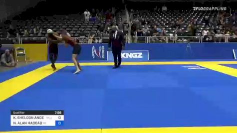 NATHAN ALAN HADDAD vs KEMOY SHELDON ANDERSON 2021 World IBJJF Jiu-Jitsu No-Gi Championship