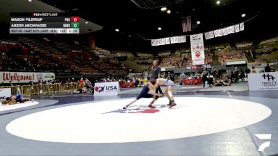 Cadet Boys Lower - 88-94 Semis - Mason Filstrup, PRIDE Wrestling Club vs Anzor Archvadze, Savage House Wrestling Club