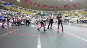 70 lbs Round Of 16 - Benjamin Curran, Gentry Youth Organization Wrestling vs Flynt Hodge, Pottsville Apache Youth Wrestling