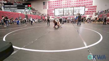165 lbs Rr Rnd 1 - Jordyn Gregory, Harrah Little League Wrestling vs Lillian Primeaux, Mojo Grappling Academy