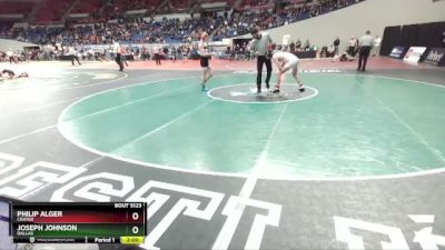 5A-120 lbs Quarterfinal - Joseph Johnson, Dallas vs Philip Alger, Crater