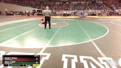 6A-126 lbs Champ. Round 2 - Broc Kamp, McMinnville vs Wyatt Stahl, Oregon City