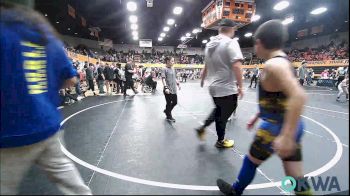 110 lbs Semifinal - Bodie Franklin, Madill Takedown vs Skielar Ford, Noble Takedown Club
