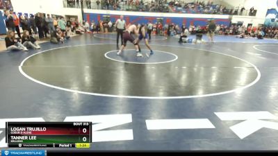 195 lbs Cons. Round 2 - Logan Trujillo, Coeur D Alene vs Tanner Lee, Kellogg