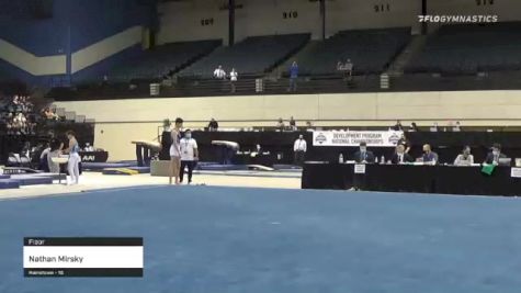 Nathan Mirsky - Floor - 2021 USA Gymnastics Development Program National Championships