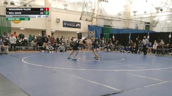 197 lbs Quarterfinal - Will Davis, Elizabethtown vs Mohammad Talebi, Nyu