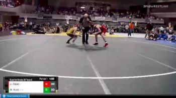 215 lbs Quarterfinals (8 Team) - William Kutz, HLWW vs Jayden Zajac, Pierz