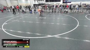 113 lbs Cons. Round 10 - Anthony Nichols, Edina Wrestling Association vs Creighten Lassen, MWC Wrestling Academy