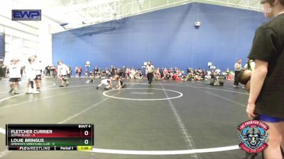 52 lbs Placement (4 Team) - Fletcher Currier, Slyfox Black vs Louie Bringus, OpenMats Wrestling Club