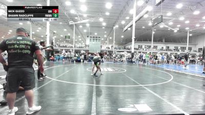 115 lbs Rr Rnd 2 - Nick Guzzo, Council Rock North - HS vs Shawn Radcliffe, Pocono Mountain Regional Wrestling Club - HS